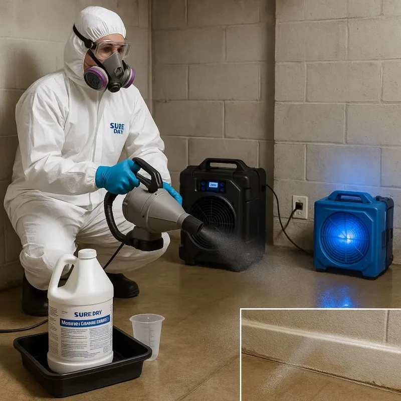 Sanitization and Odor Removal process in Lake Fenton, MI